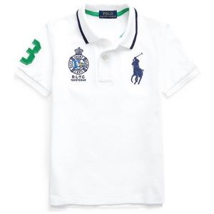 Polo Ralph Lauren Toddler Little Boys Polo Shirt White NWT